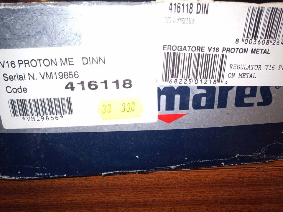 EROGATORE MARES V16 PROTON METAL COMPLETO DI SCATOLA E SCONTRINO DI ACQUISTO - Immagine 4 di 4