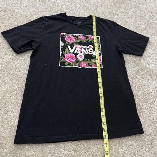Vans Kinder Gr. Jugend XL Blumenpaket Rundhals Pullover Shirt Rosen Blumen schwarz - Bild 8 von 14