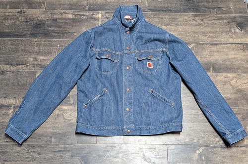 Vintage GWG Denim Jacket 1970s Made in Canada Blue Jean Coat Workwear Size Large