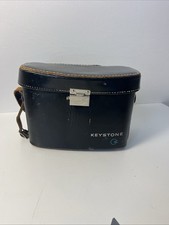 Keystone vintage case Brown leather camera Case