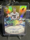 Kasparas Jakucionis 2025-26 Topps Chrome Update Future Stars Gold Auto /50 Heat