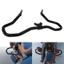 Black Highway Engine Guard Crash Bar For Harley Touring Road King Special 14-25