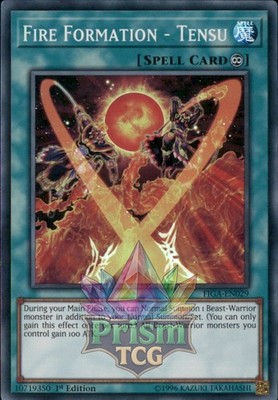 1. Auflage Feuerformation - Tensu Super Rare FIGA-DE029 Yugioh
