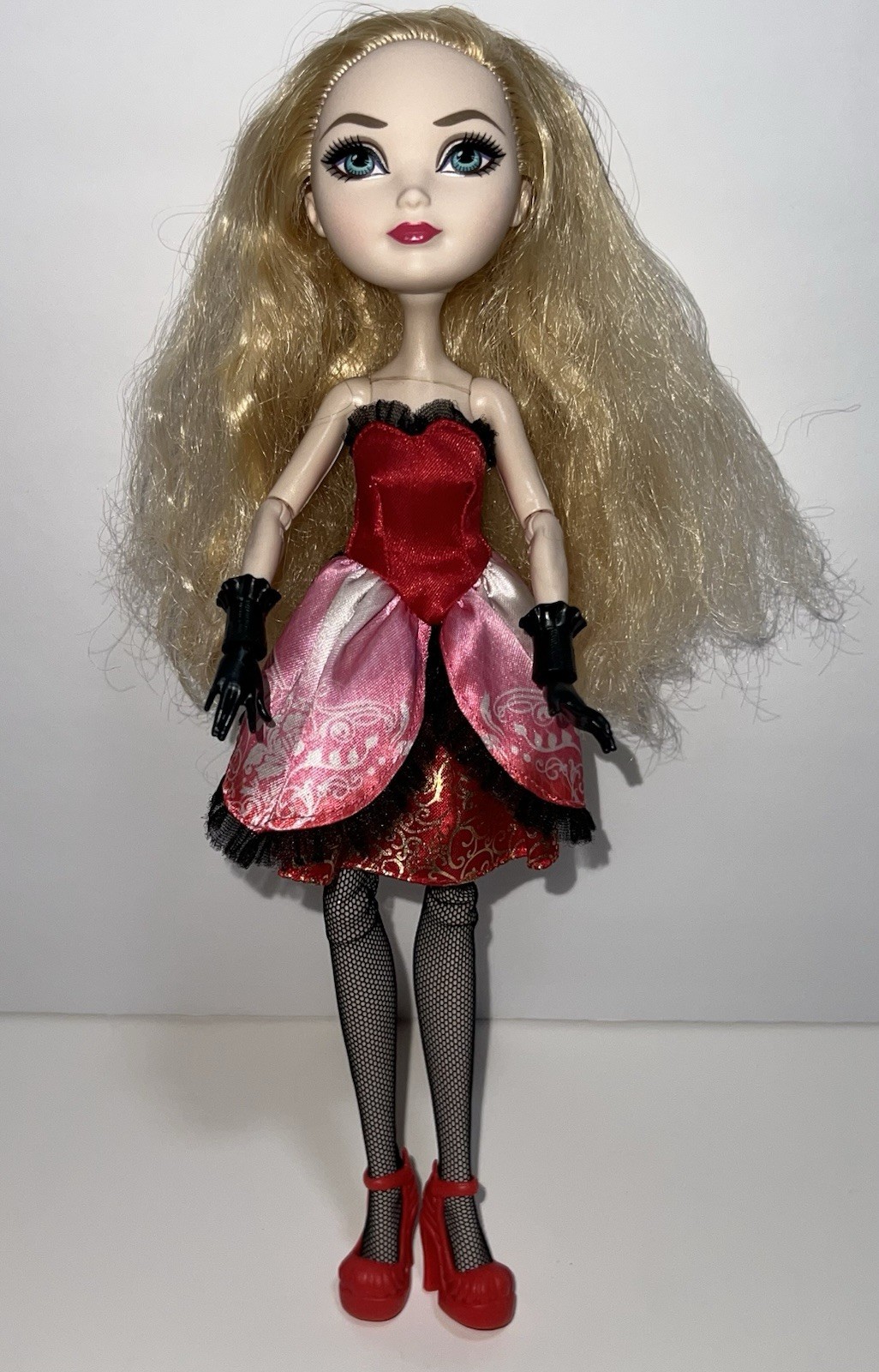 Ever After High First Chapter Apple White Doll 2012 Mattel Blonde Tights Y2K