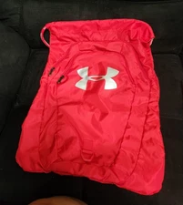 Under Armour Red Sling Drawstring Bag w/Compartments