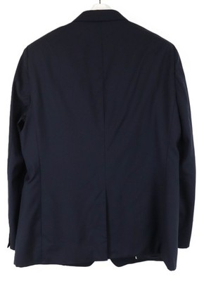 EMPORIO ARMANI David Line Blazer Men's US 56 Navy Blue Single