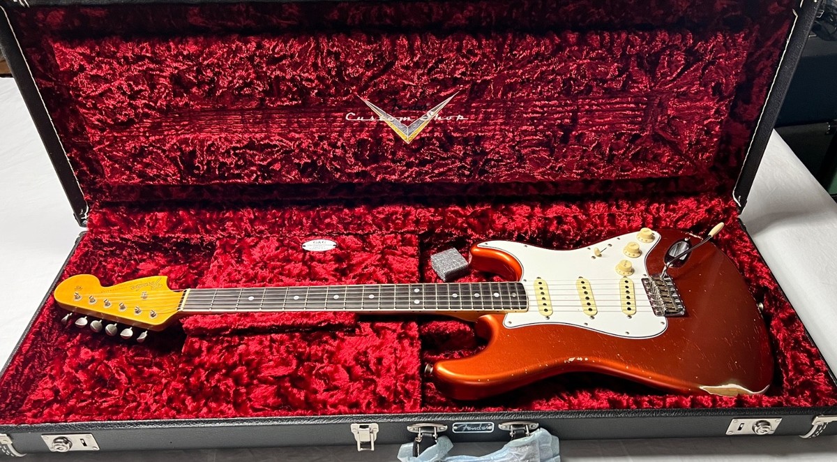 ★Custom Relic Candy A Red Stratocaster★ Fender Custom Shop 1967 Relic Stratocaster - Super Faded Candy
