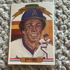 Donruss Diamond Kings - 1982 Rod Carew #8 Angels Baseball Card