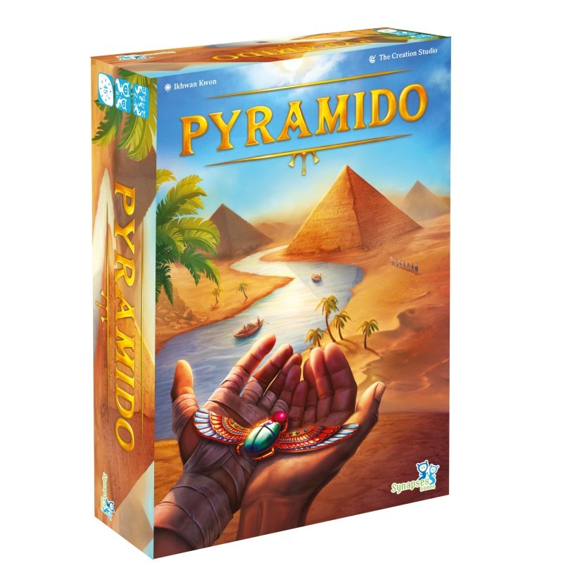 Pyramido Synapses Games d'Asmodee : grand jeu de société et de placement de tuiles pour adultes