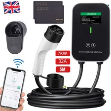 32A 7KW EV Charger Type 2 Electric Car Charging Home Charging Station 5M Cable