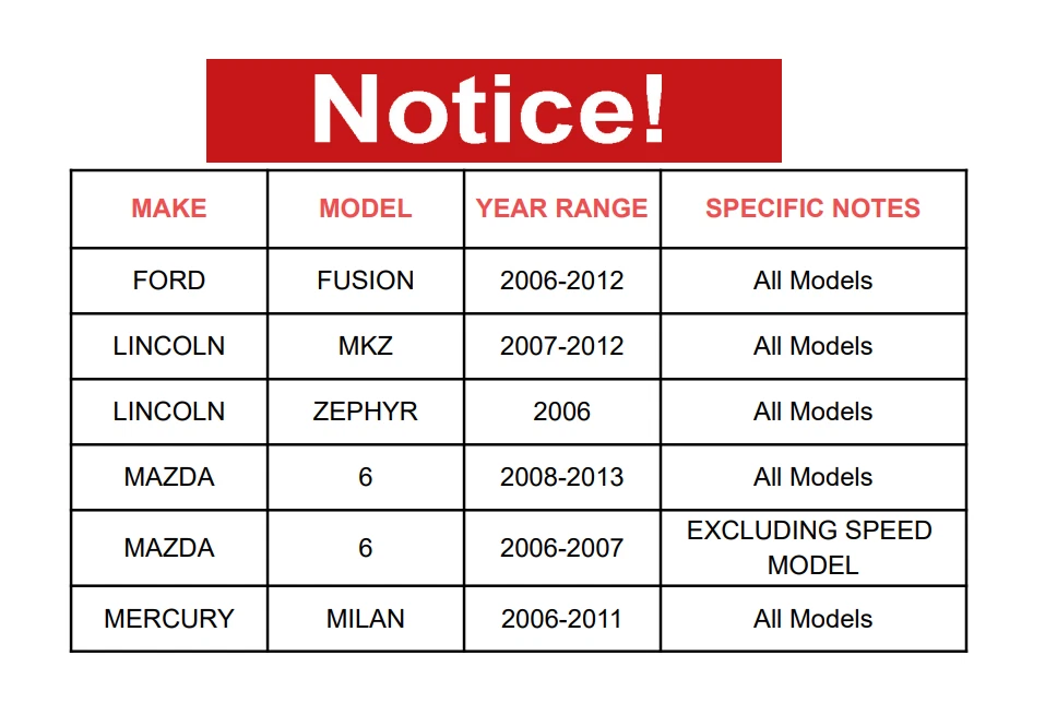 Kits de rotores de freno de disco delanteros para Lincoln Mkz Zephyr 2006-2013 Mazda 6 rotor Foto 3 de 4