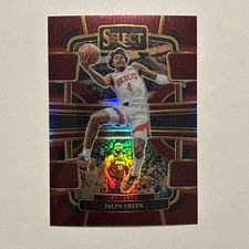 Jalen Green #42 – 2023-24 Panini Select Maroon Prizm /175 – Concourse – Rockets