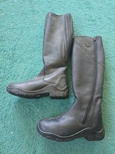 Horze Womens Aspen Winter Tall Boots Size 40 Black. Brand New. Reg 250.00