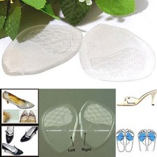 2 Pc Gel Cushion High Heel Silicone Foot Half Sole Insoles Care Pad