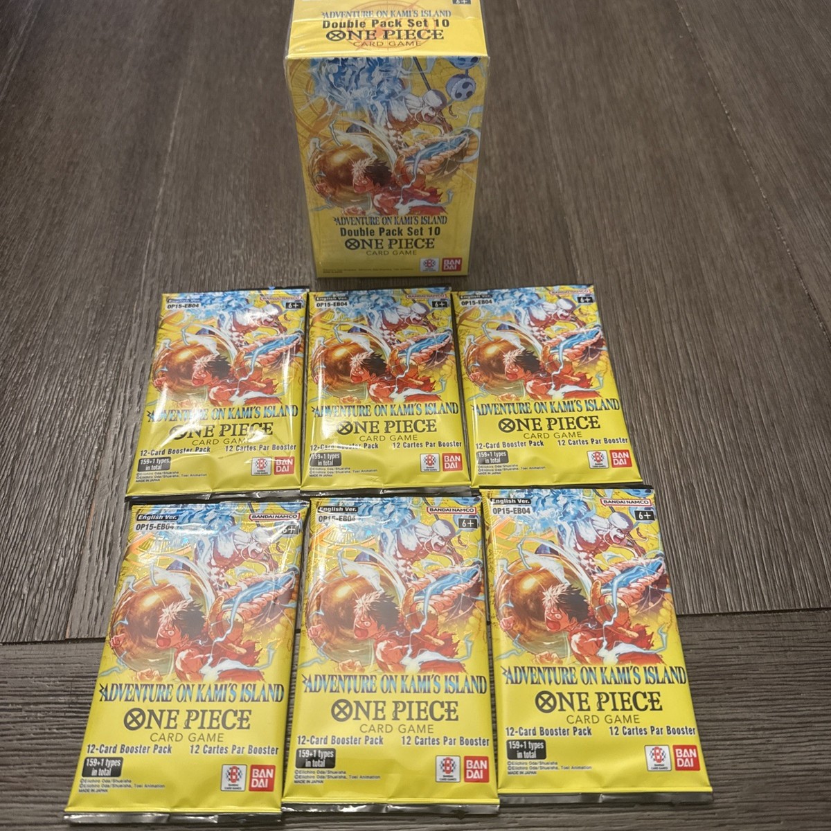 One Piece ENG Double Pack Set Vol.10 DP-10 Plus 6 Booster Pack