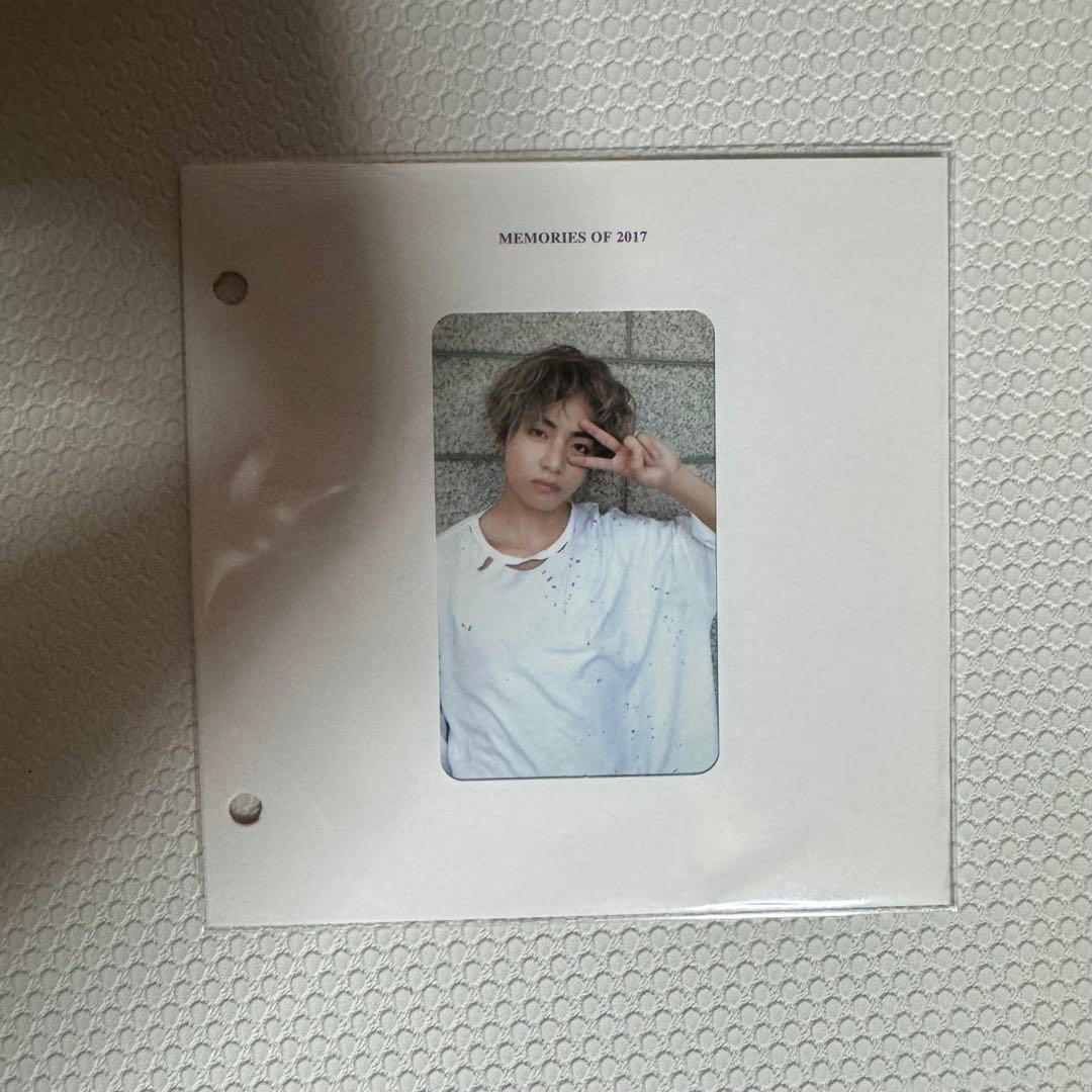 BTS V Taehyung Tae Photocard Card Only Official Memories of 2017