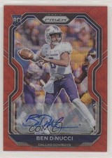 2020 Panini Prizm Rookie Red Wave Prizm Auto 127/149 Ben DiNucci #337 Auto 0g27