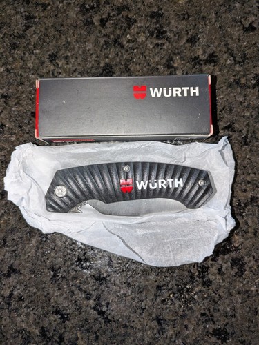 Würth Klappmesser Handwerker Messer schwarz Taschenmesser NEU + ovp! - Bild 4 von 4