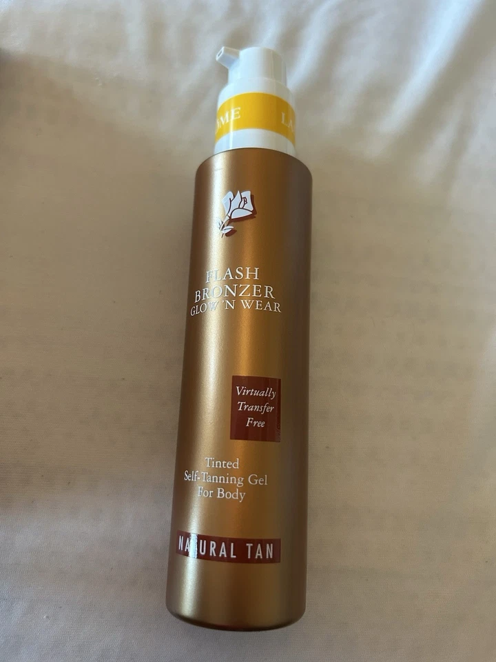 Gel autobronceador tintado Lancôme Flash nuevo en caja 5 oz. Botella Foto 4 de 4