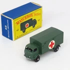 Matchbox - 63 Army Ambulance with D Box - Regular Wheels Boxed Lesney