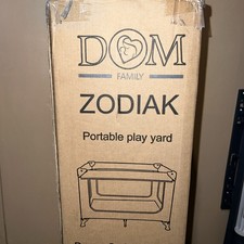 Dream On Me Zodiak Portable Playard in Black, Lightweight, Packable and Black