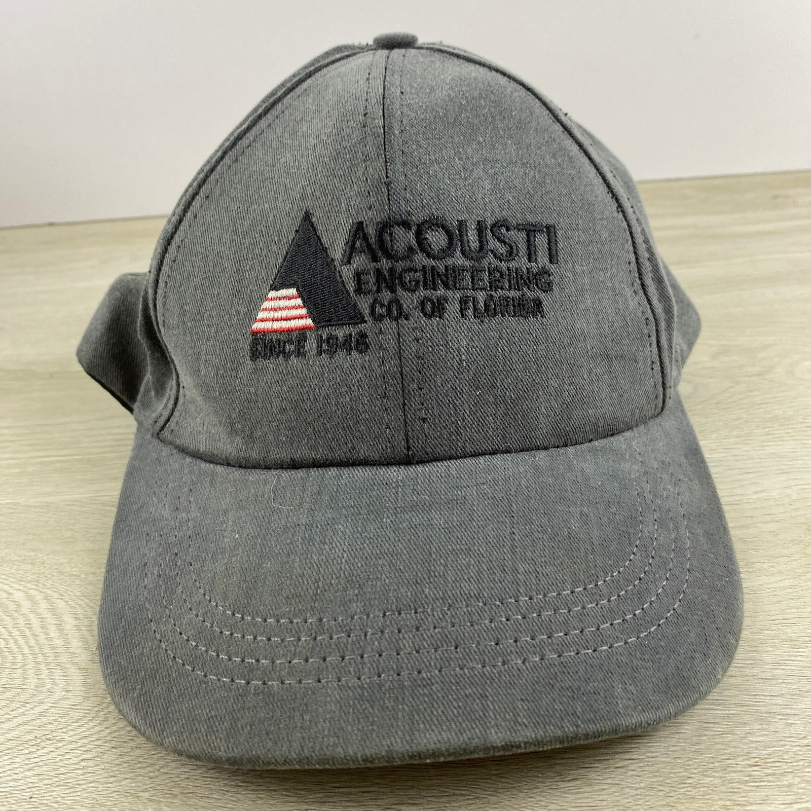 Acousti Engineering Gray Hat Snap Back Adult Size… - image 1