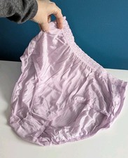 Vtg FTL 100 Nylon Panties Purple NWOT Sz 10 Liquid Satin 1990s Second Skin
