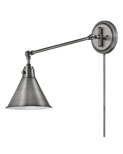 Hinkley Lighting 3690 Arti 10" Tall Hardwired or Plug-In Wall - Heritage Brass / - Picture 3 of 12