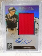 2022 Brent Rooker Panini Peak Material Signatures #PMS-BR San Diego Padres