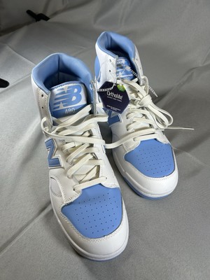 New Balance BB480 Hi Shoes Mens Size 13 White Blue High Top BB480-SCC New