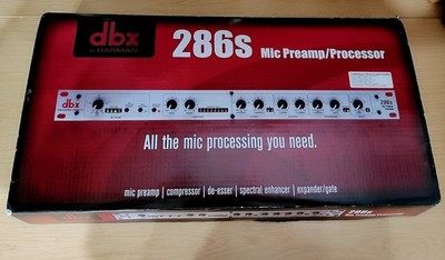 DBX 286s Microphone Pre-Amp Processor Audio Enhancer Channel Strip