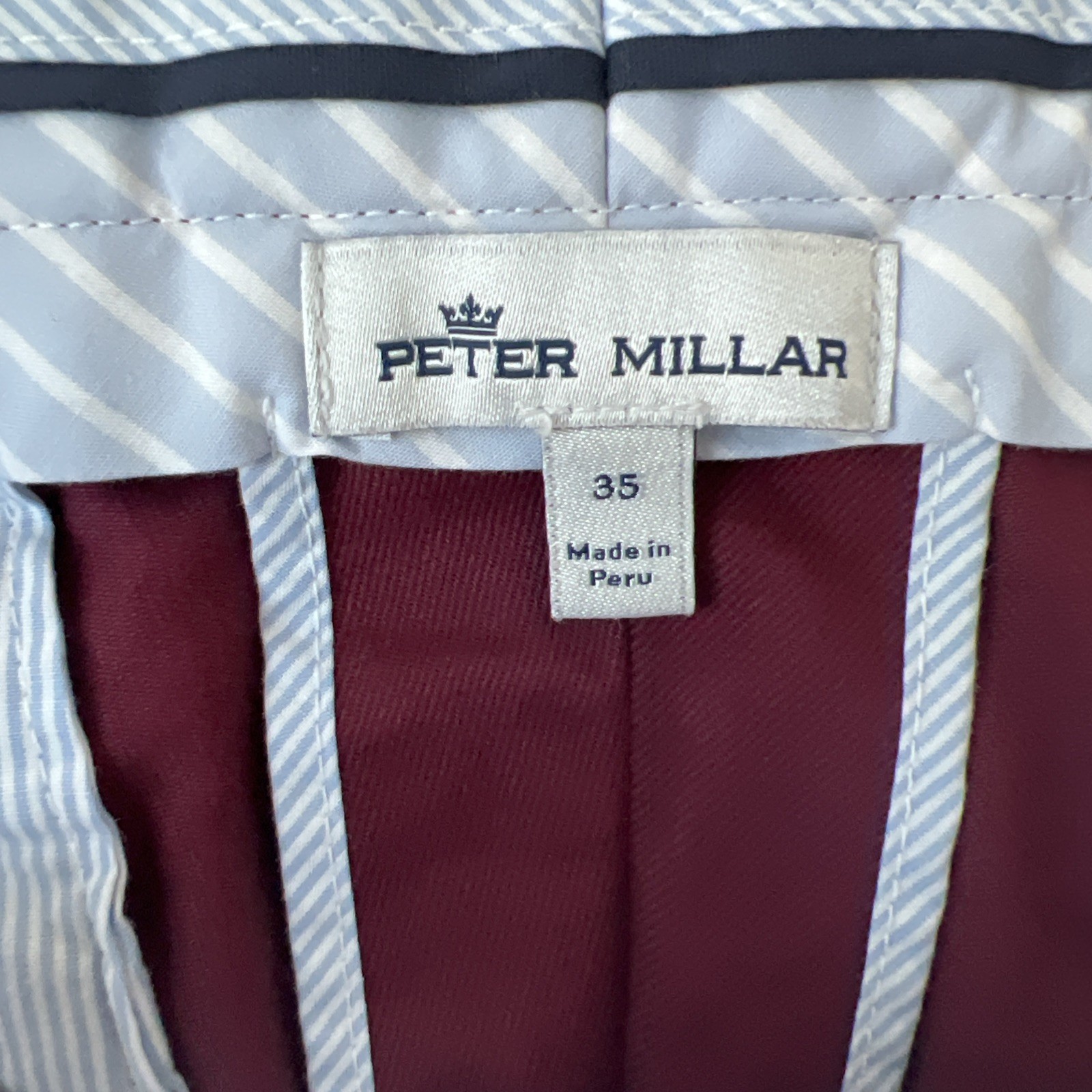 Peter Millar Soft Touch Twill Flat Front Trouser … - image 3