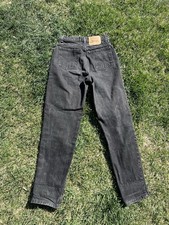 Vintage Orange Tab Levi's Tapered Fit Black Jeans 100 Cotton