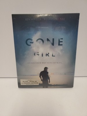 Gone Girl Bluray Digital Hd 2014 w/Amazing Amy Book SEALED New