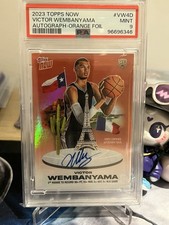 2023 Topps Now Victor Wembanyama Autograph Orange /5