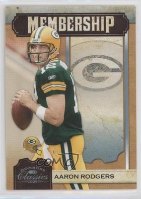 2009 Donruss Classics Membership Platinum 8/25 Aaron Rodgers #1 s7f