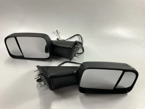Towing Mirror Set, Power Heated Signal, Puddle For 2009-12 Ram 1500, 10-12 2500