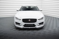 Front Ansatz V.1 FüR Jaguar XE R-Sport X760 Frontspoiler Spoilerschwert Schwarz