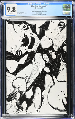 ABSOLUTE  BATMAN  #1  DRAGOTTA 4th PRINT 1:25 RATIO SKETCH CGC  9.8