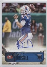 2016 Panini Prestige Rookie Signatures Jeff Driskel #JD Auto 9x7