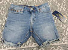 New Polo Ralph Lauren Little Boys The Sullivan Slim Denim Shorts - Size 3 / 3T