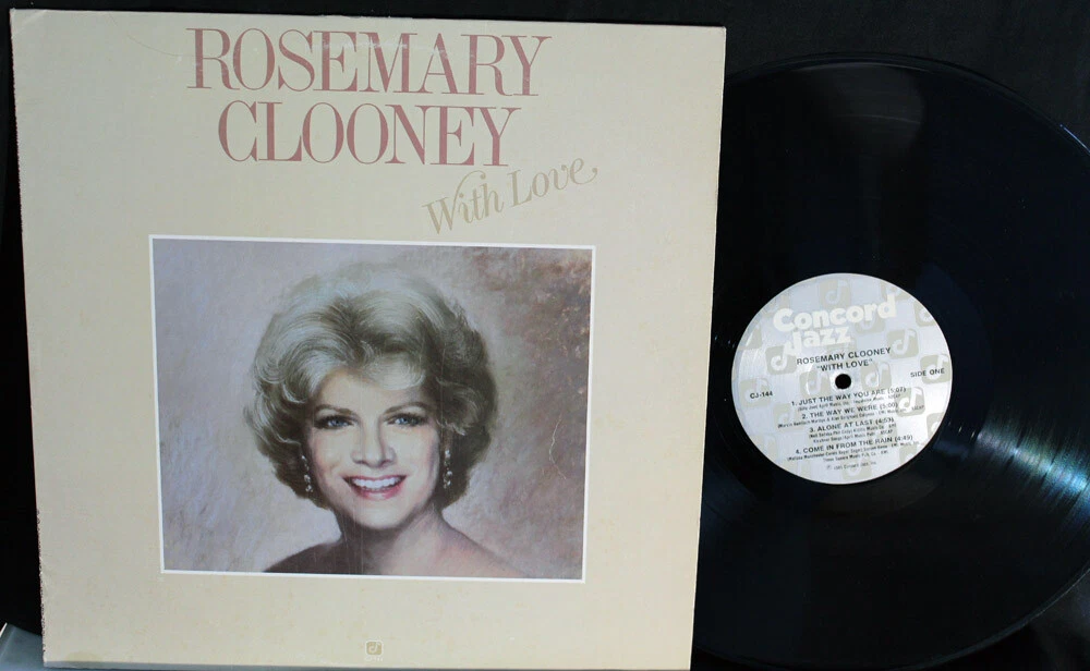 Rosemary Clooney-With Love-Concord Jazz CJ-144-Vintage 1981 Standards-CJ Inner!!