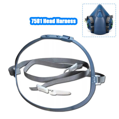 7502 Mask Head Harness Assembly 7581 Head Strap, Respirator Replacement Parts