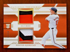 2024 Panini National Treasures Heston Kjerstad Holo Gold Dual Patch #01/10
