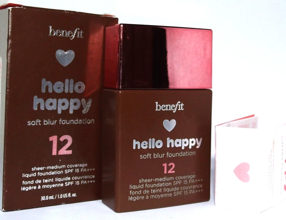 BENEFIT Hello Happy Soft Blur Foundation No. 12 30ml