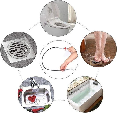 Flexible Grabber Claw Pick up Reacher Tool (Drain Clog Remove Tool), with 4 Claw - Picture 5 of 7
