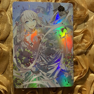 Morgan Le Fay Fate Grand Order FGO DIVA ACG Holo Girl Anime Card Dream