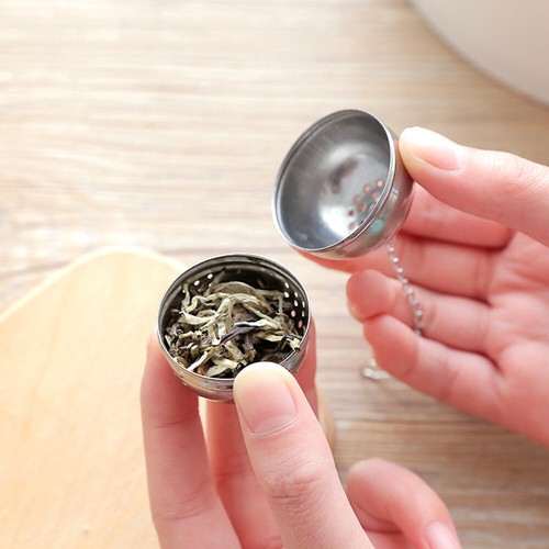 Tea Infuser Balls Mesh Loose Leaf Herb Strainers Stainless Steel Secure Locking - Picture 7 of 12