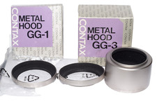 Contax 2x GG-1 GG1 1x GG-3 Lens Hood Shade, For Contax G 28mm, 35mm 90mm Mint