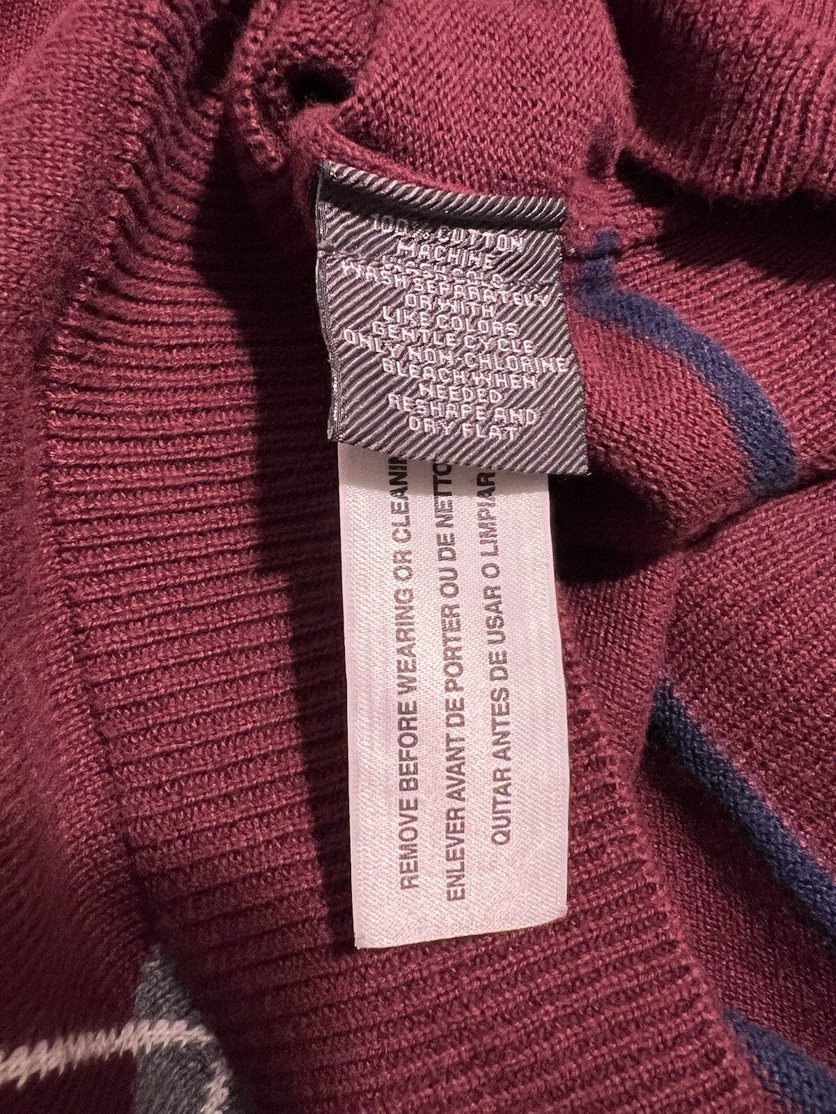 John Bartlett Consensus Argyle Sweater Grandpa Go… - image 7